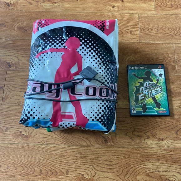 Stay Cool Konami Dance Dance Revolution PlayStation PS2 Game Pad/Mat with game - Picture 2 of 6